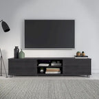 Hollywood Low Profile TV Stand With Doors for TV's up to 85