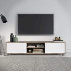 Hollywood Low Profile TV Stand With Doors for TV's up to 85