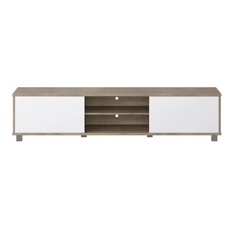 Hollywood Low Profile TV Stand With Doors for TV's up to 85