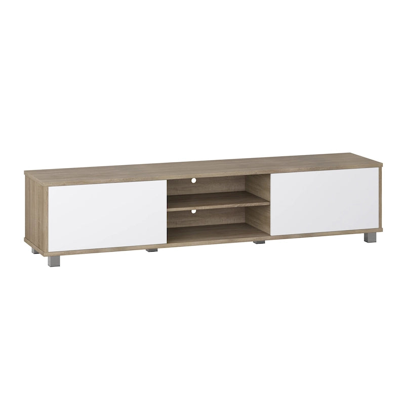 Hollywood Low Profile TV Stand With Doors for TV's up to 85