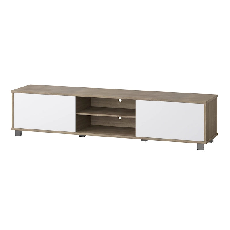 Hollywood Low Profile TV Stand With Doors for TV's up to 85