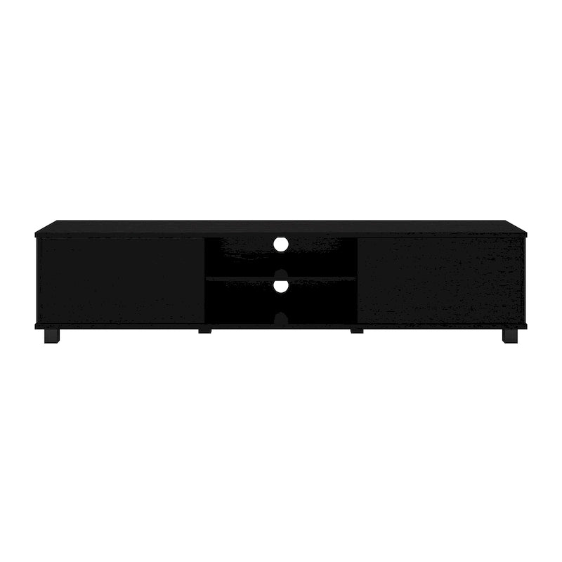 Hollywood Low Profile TV Stand With Doors for TV's up to 85