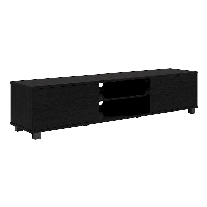 Hollywood Low Profile TV Stand With Doors for TV's up to 85