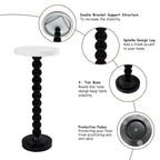 COZAYH Pedestal Small Drinking Table, Contemporary Side Table