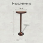 COZAYH Pedestal Small Drinking Table, Contemporary Side Table