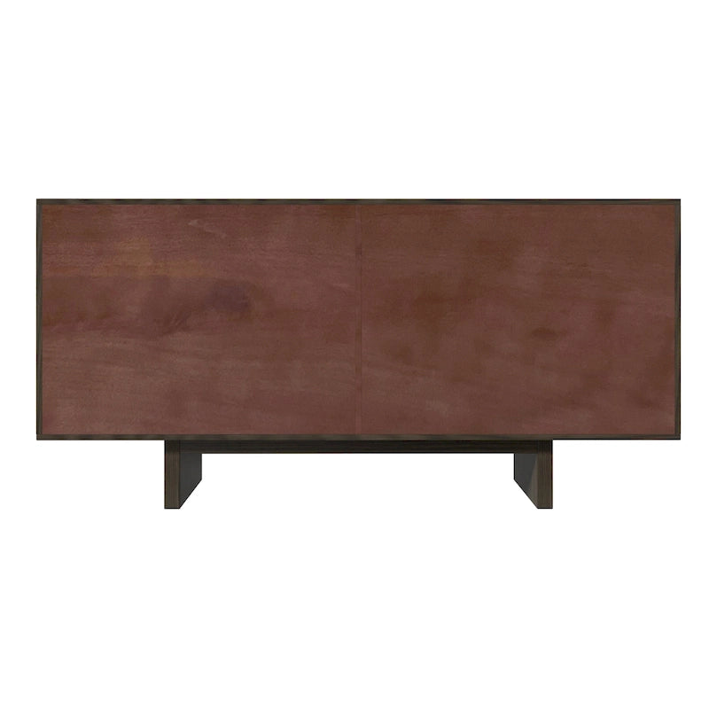 Clihome Modern Wood Storage Buffet Sideboard with 4 Doors