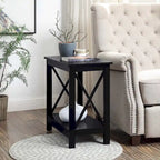 Convenience Concepts Oxford Chairside End Table with Shelf