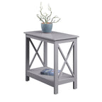 Convenience Concepts Oxford Chairside End Table with Shelf