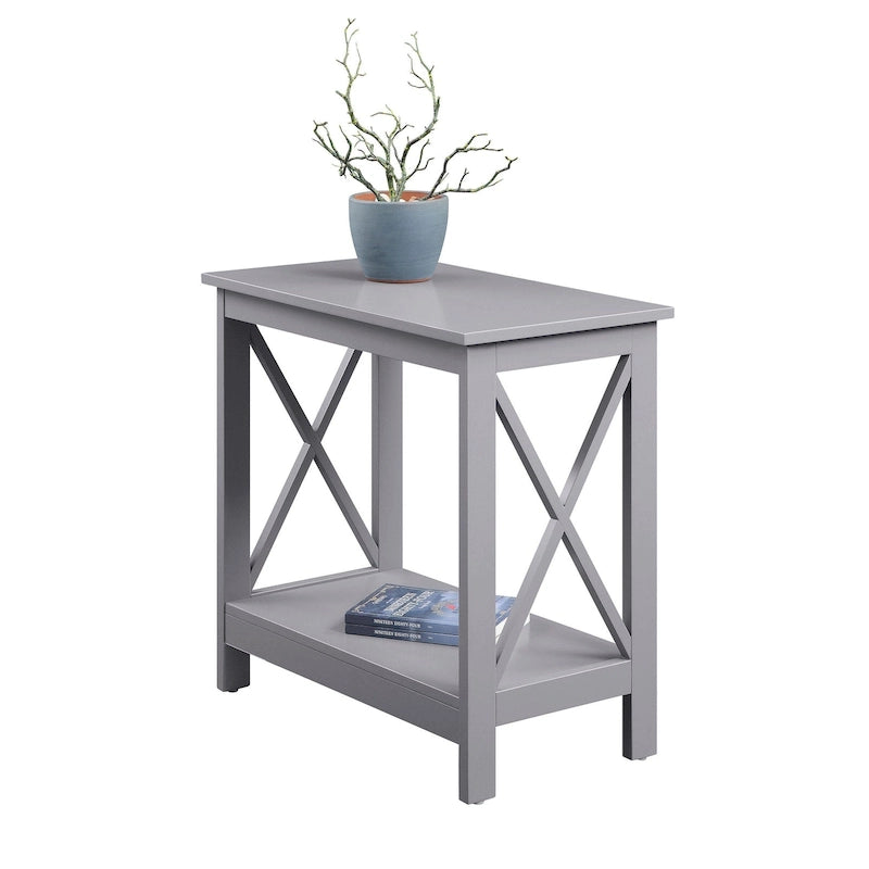 Convenience Concepts Oxford Chairside End Table with Shelf