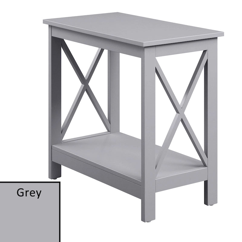 Convenience Concepts Oxford Chairside End Table with Shelf