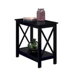 Convenience Concepts Oxford Chairside End Table with Shelf