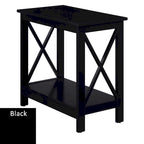 Convenience Concepts Oxford Chairside End Table with Shelf