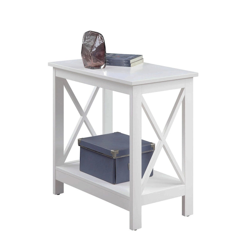 Convenience Concepts Oxford Chairside End Table with Shelf