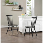 Eagle Ridge Farmhouse Windsor-style Dining Chairs (Set of 2)