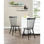 Eagle Ridge Farmhouse Windsor-style Dining Chairs (Set of 2)