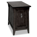 Leick Home Traditional Solid Wood Mission Cabinet End Table
