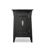 Leick Home Traditional Solid Wood Mission Cabinet End Table