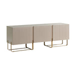 DH BASIC Modern 60-inch 3-Door Storage TV Stand by Denhour