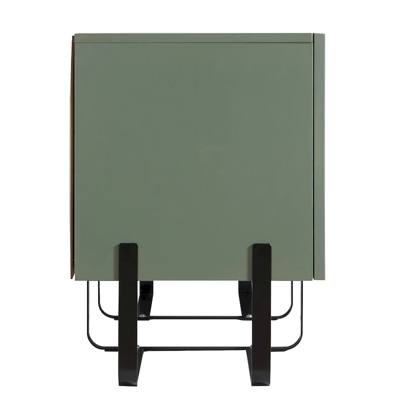 DH BASIC Modern 60-inch 3-Door Storage TV Stand by Denhour