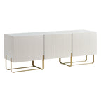 DH BASIC Modern 60-inch 3-Door Storage TV Stand by Denhour