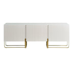 DH BASIC Modern 60-inch 3-Door Storage TV Stand by Denhour