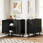 58 Inches Sideboard Buffet Cabinet with Doors Freestanding Storage Cabinet