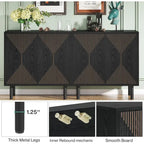 58 Inches Sideboard Buffet Cabinet with Doors Freestanding Storage Cabinet