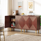 58 Inches Sideboard Buffet Cabinet with Doors Freestanding Storage Cabinet