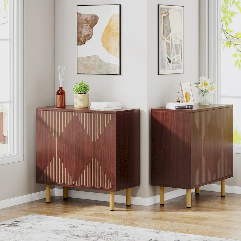 58 Inches Sideboard Buffet Cabinet with Doors Freestanding Storage Cabinet