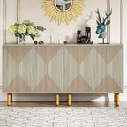 58 Inches Sideboard Buffet Cabinet with Doors Freestanding Storage Cabinet