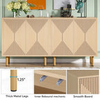 58 Inches Sideboard Buffet Cabinet with Doors Freestanding Storage Cabinet