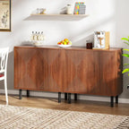 58 Inches Sideboard Buffet Cabinet with Doors Freestanding Storage Cabinet