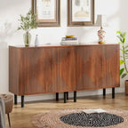 58 Inches Sideboard Buffet Cabinet with Doors Freestanding Storage Cabinet