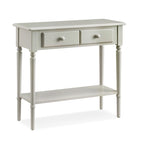 Leick Home Coastal One Drawer Narrow Hall Console Sofa Table