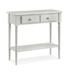 Leick Home Coastal One Drawer Narrow Hall Console Sofa Table