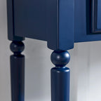 Leick Home Coastal One Drawer Narrow Hall Console Sofa Table