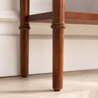 Leick Home Coastal One Drawer Narrow Hall Console Sofa Table