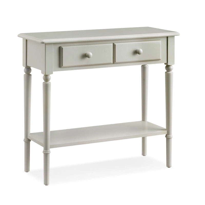 Leick Home Coastal One Drawer Narrow Hall Console Sofa Table