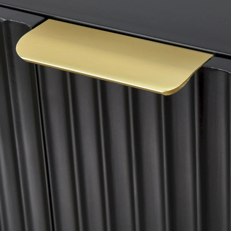 Lifestorey Valen Channel Front Sideboard/Buffet with Adjustable Shelves