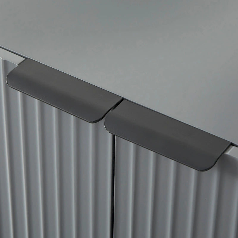 Lifestorey Valen Channel Front Sideboard/Buffet with Adjustable Shelves