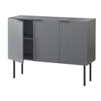 Lifestorey Valen Channel Front Sideboard/Buffet with Adjustable Shelves