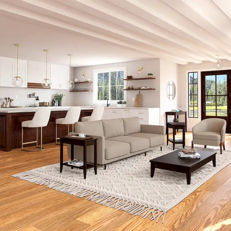 Leick Home Laurent Narrow End Table with Shelf