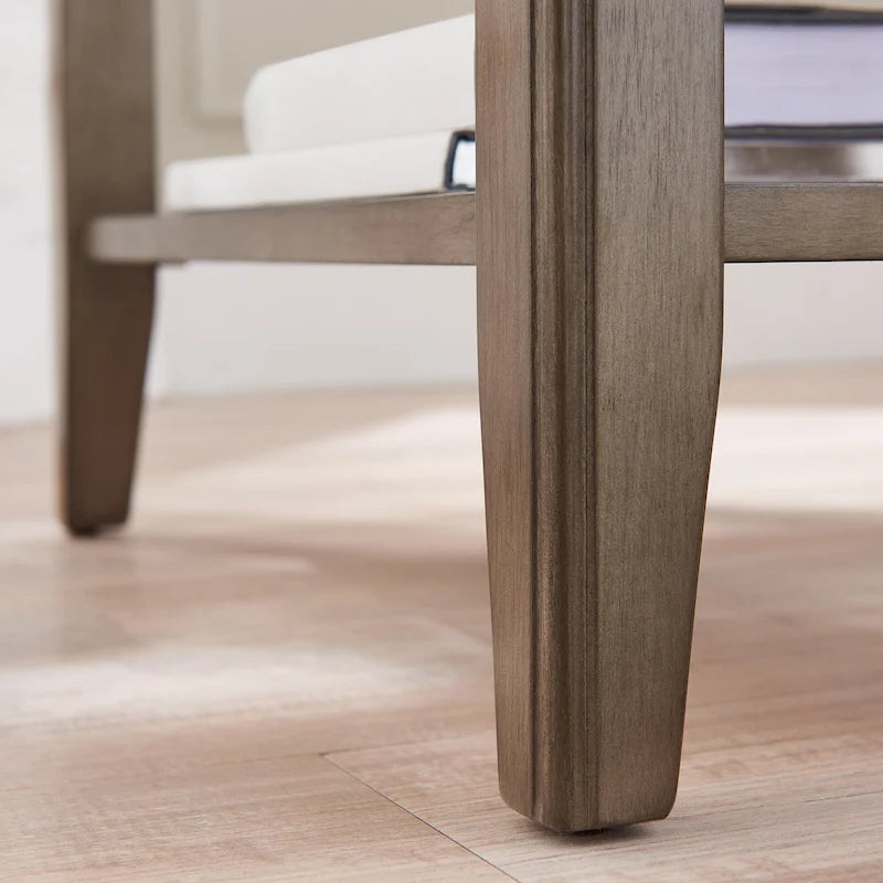 Leick Home Laurent Narrow End Table with Shelf