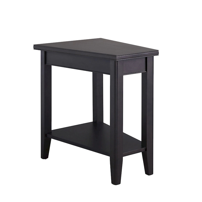 Leick Home Laurent Narrow End Table with Shelf