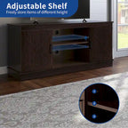 Farmhouse TV Stand for 65 Inch TV Media Console Entertainment Center Rustic Barn Doors