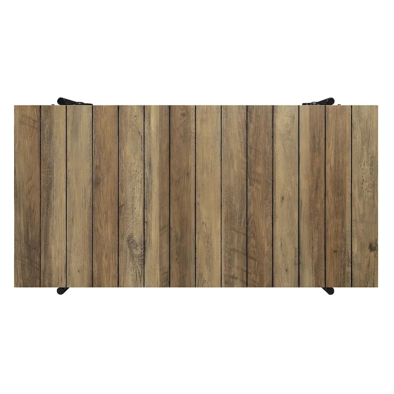 Hyssop Farmhouse 47-inch Steel 1-Shelf Coffee Table by Furniture of America