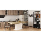 Home Wood Dining Table Extendable Table Meeting Working Computer