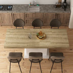Home Wood Dining Table Extendable Table Meeting Working Computer