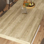 Home Wood Dining Table Extendable Table Meeting Working Computer