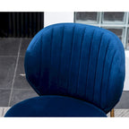 Roundhill Furniture Amoa Contemporary 5-Piece Dining Set, White Round Table and 4 Chairs